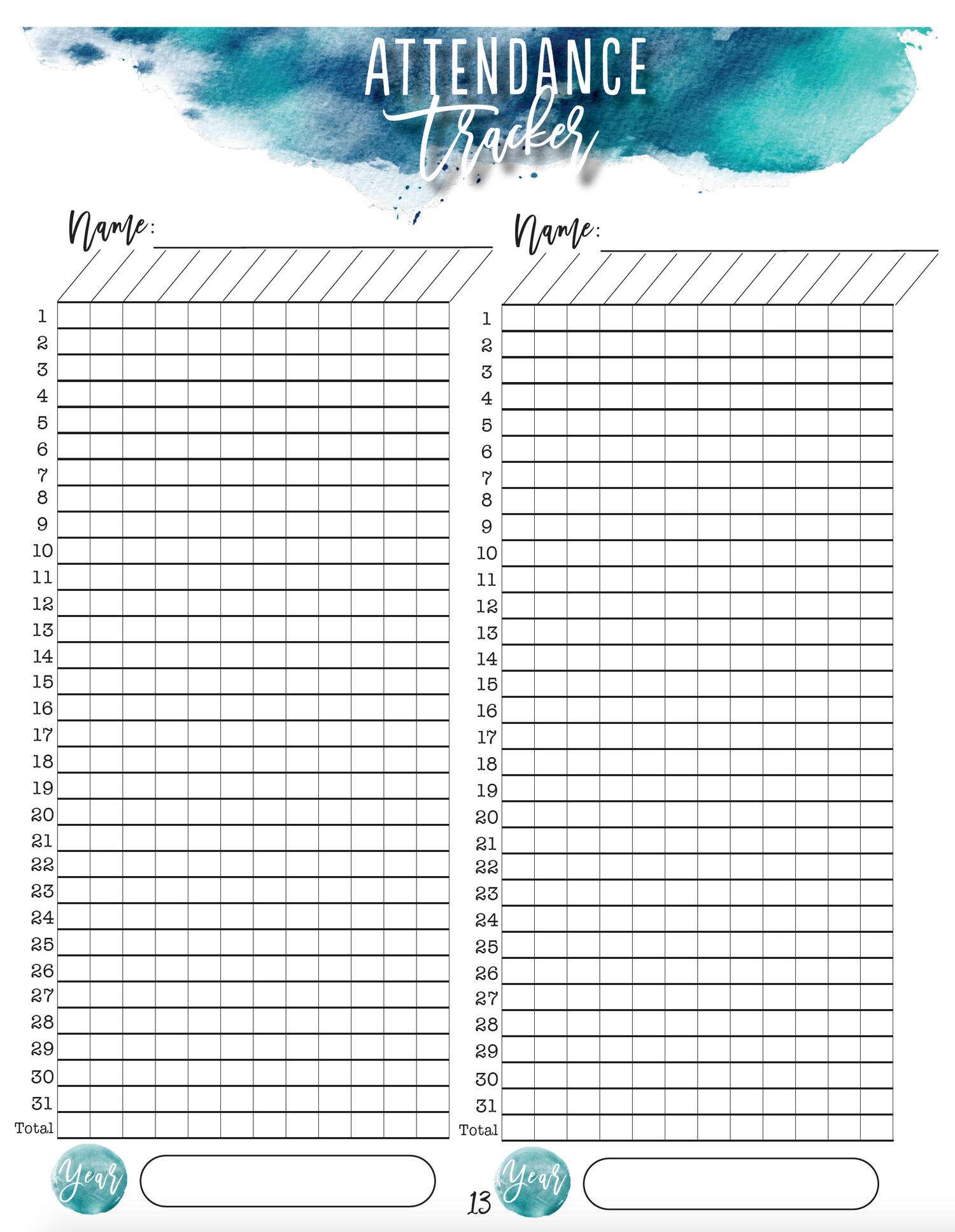 Gather 'Round Undated Full Year Planner (Printed)