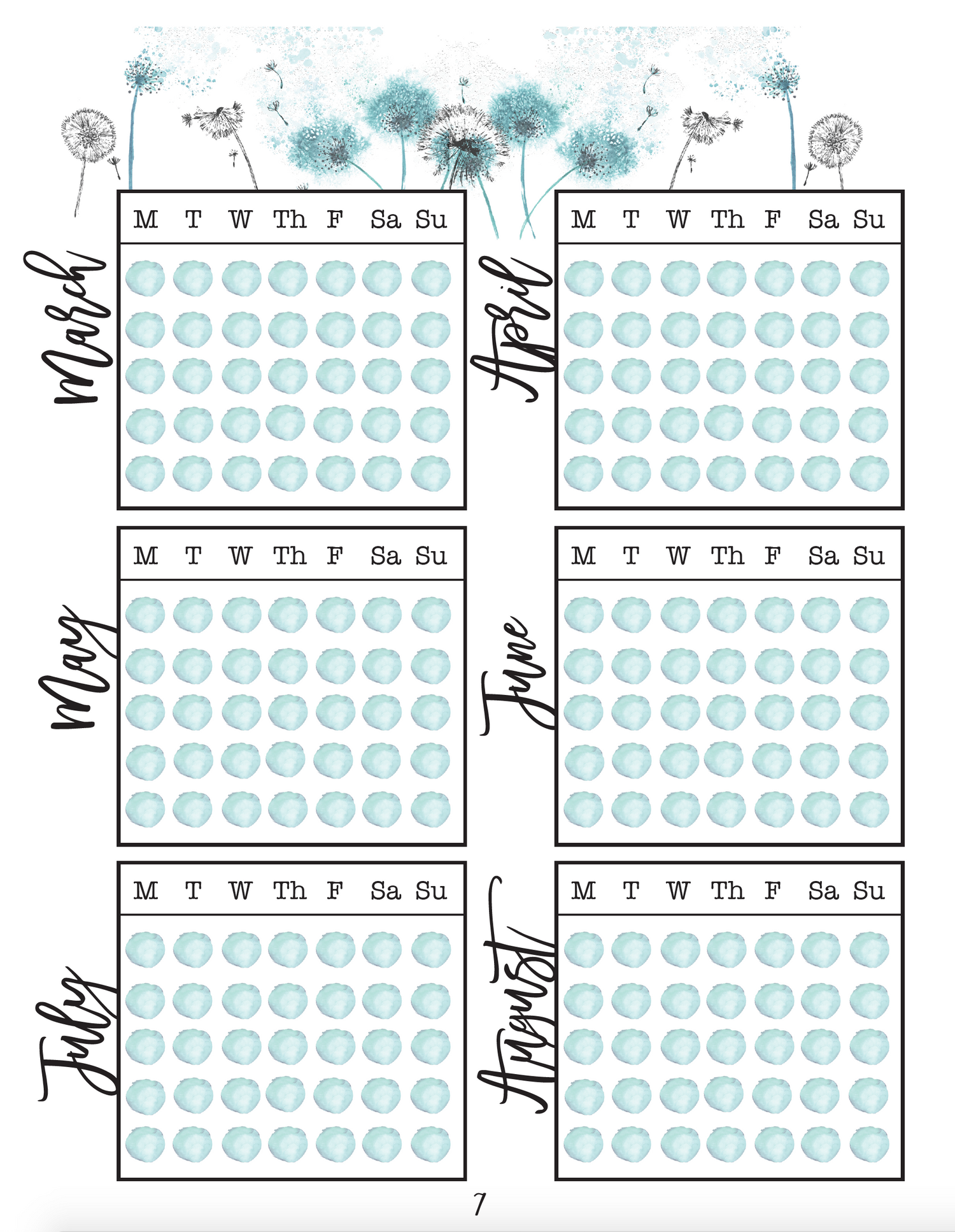 Gather 'Round Undated Full Year Planner (Printed)