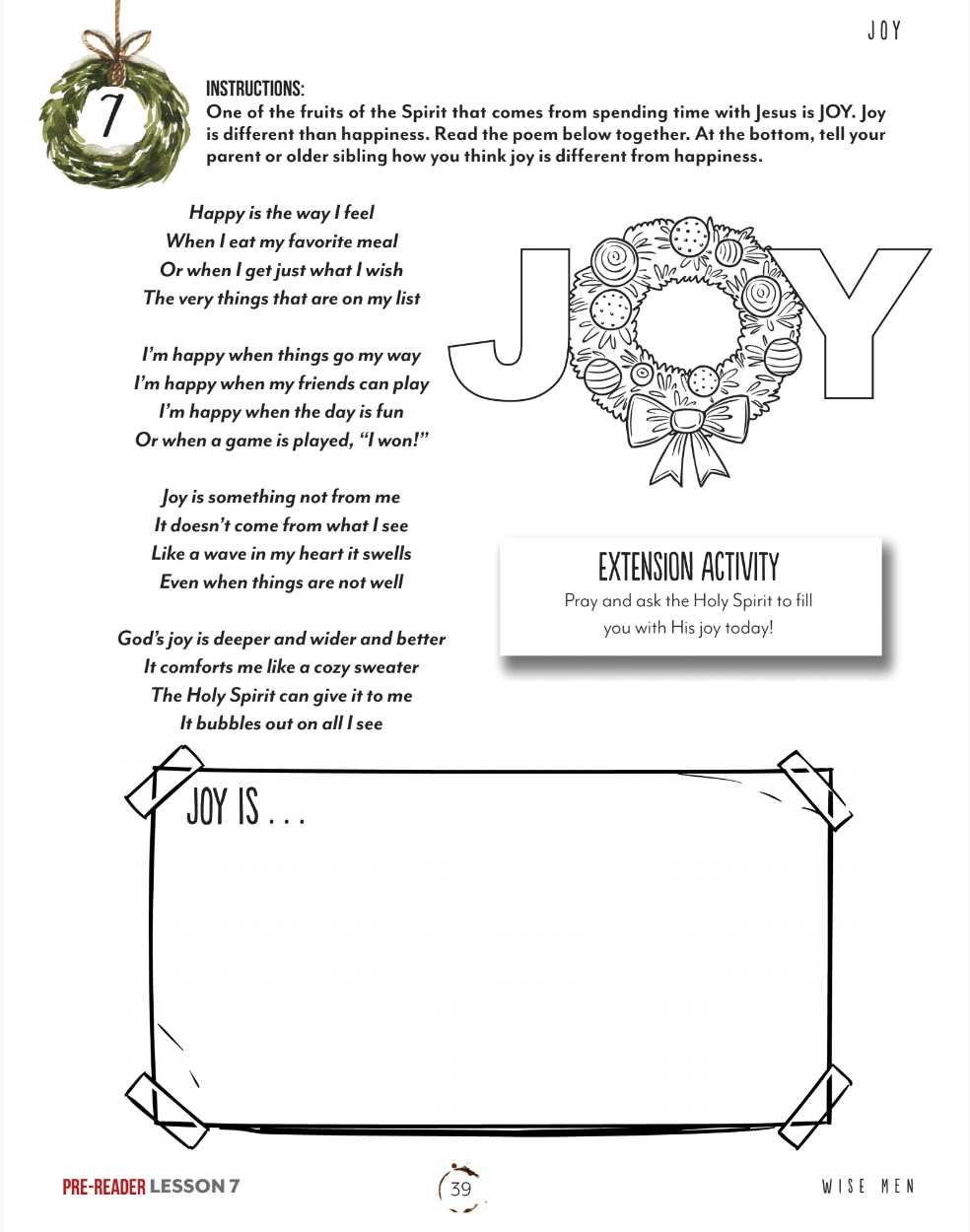 First Christmas Unit (Printed Books)