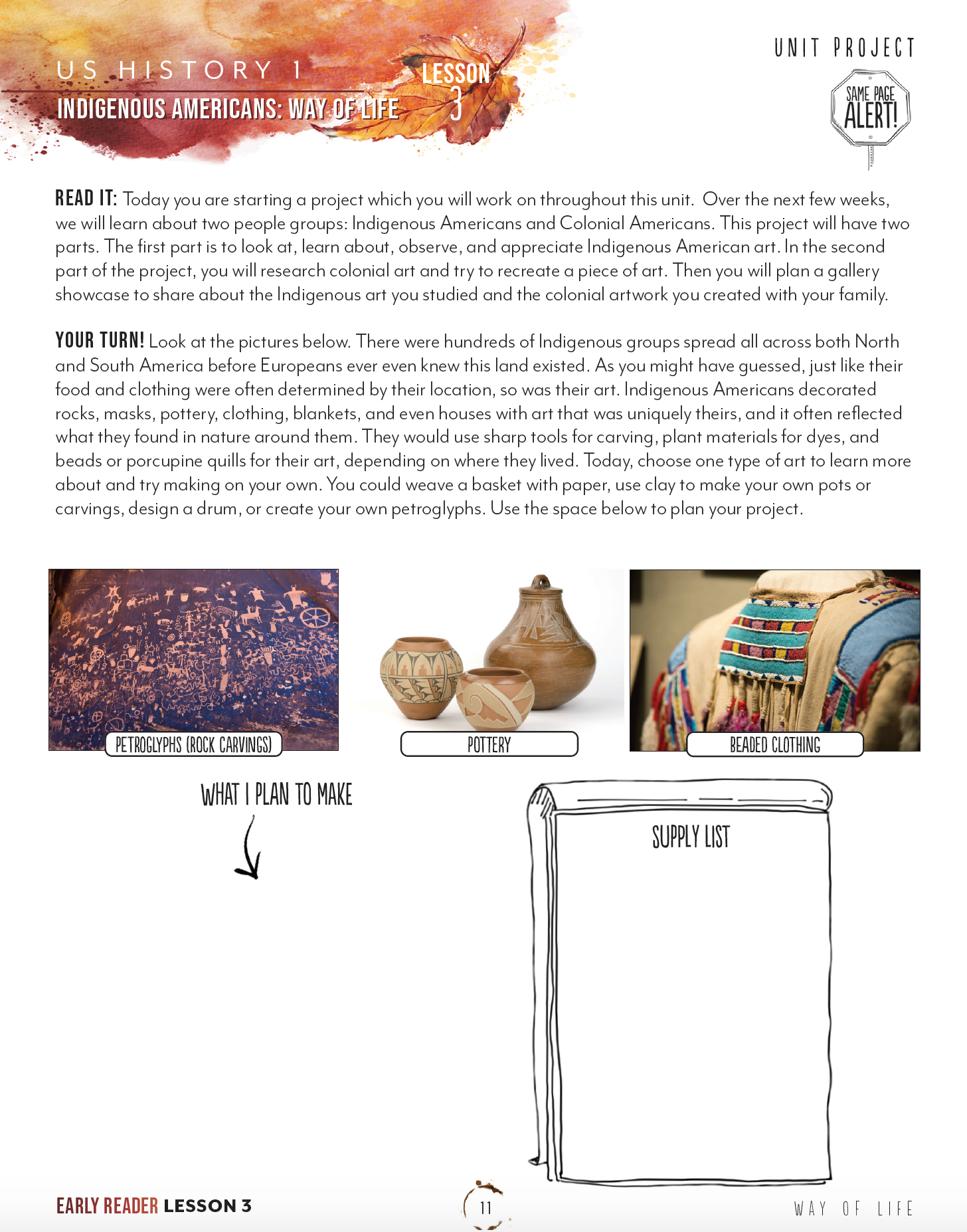 US History 1 Unit (Printed Books)