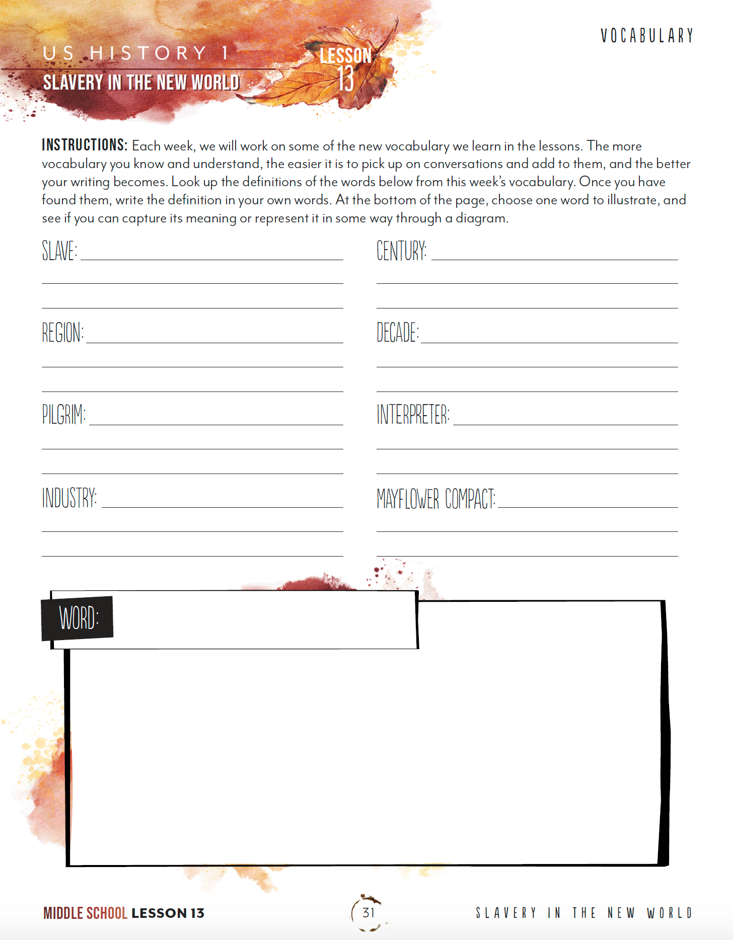 US History 1 Unit (Digital Bundles)