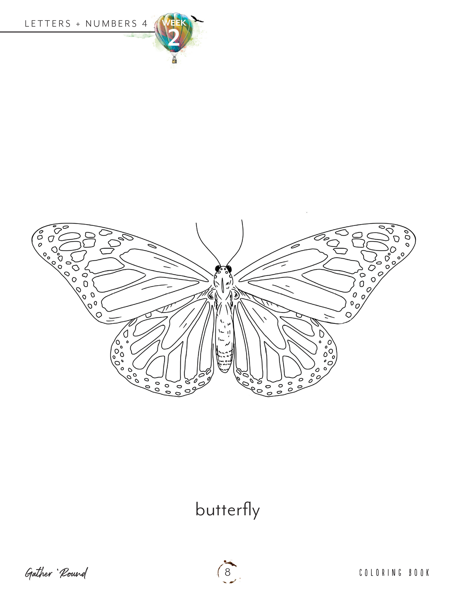 Letters + Numbers 4: Coloring Book (Print)