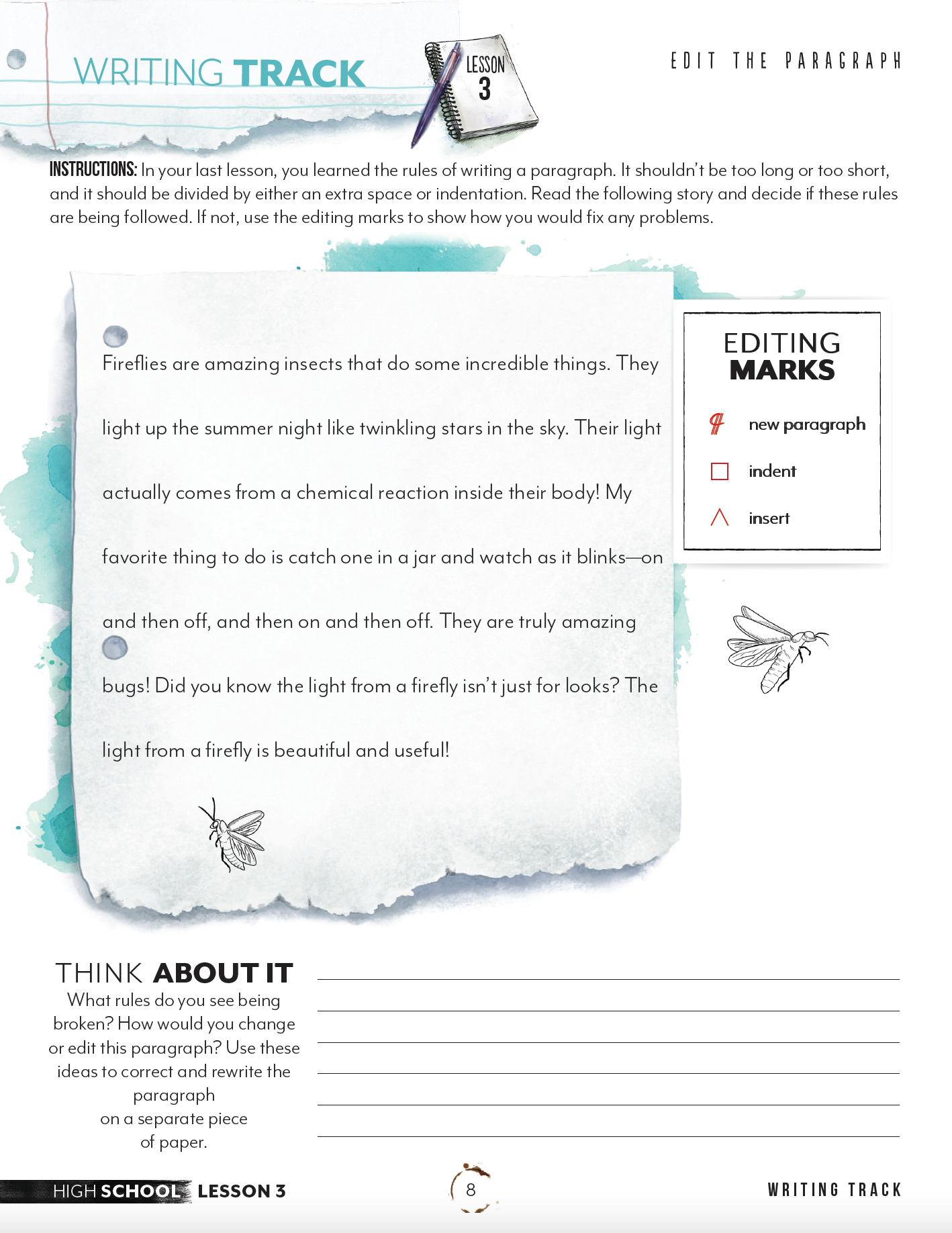 Paragraph Writing Track (Digital Download)