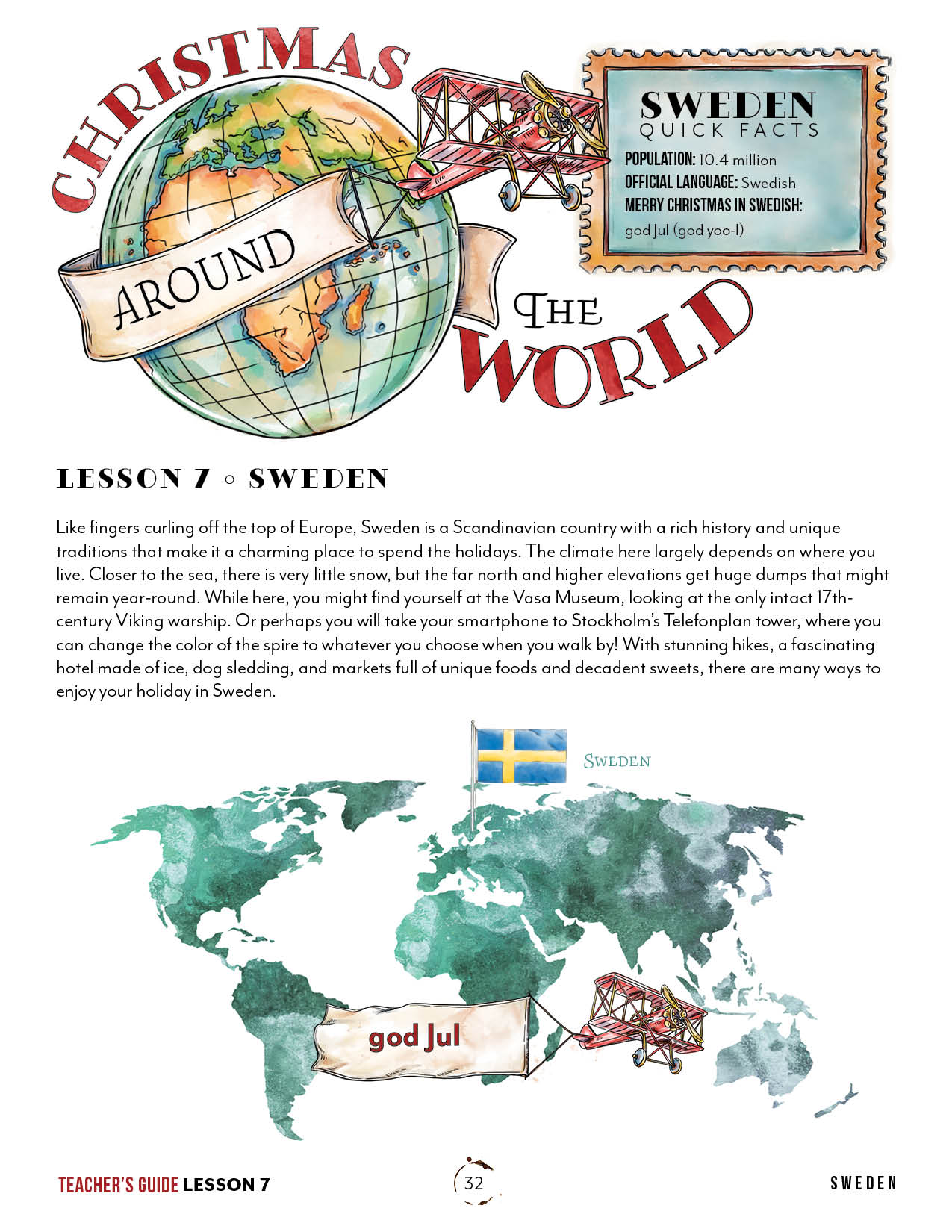 Christmas Around the World Unit (Printed Books)