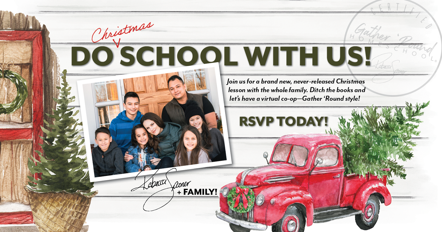 LIVE 12/5/23: Do school with us! Christmas lesson!