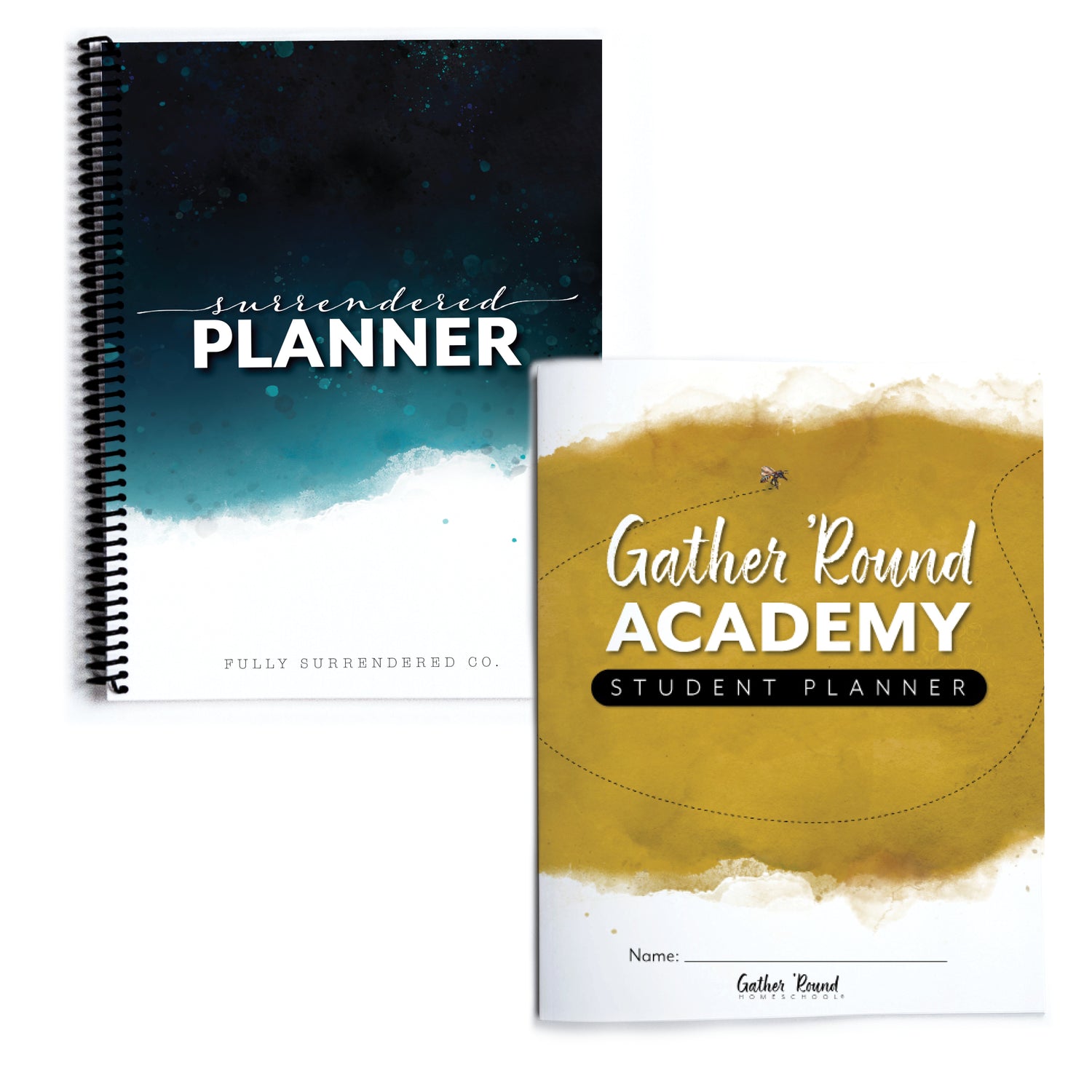 Gather 'Round Academy Surrendered Planner for homeschool and Gather 'Round Academy sudent planner