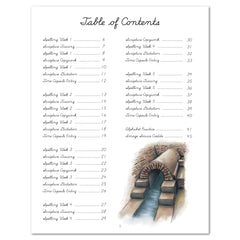 Ancient Civilizations homeschool unit study cursive table of contents