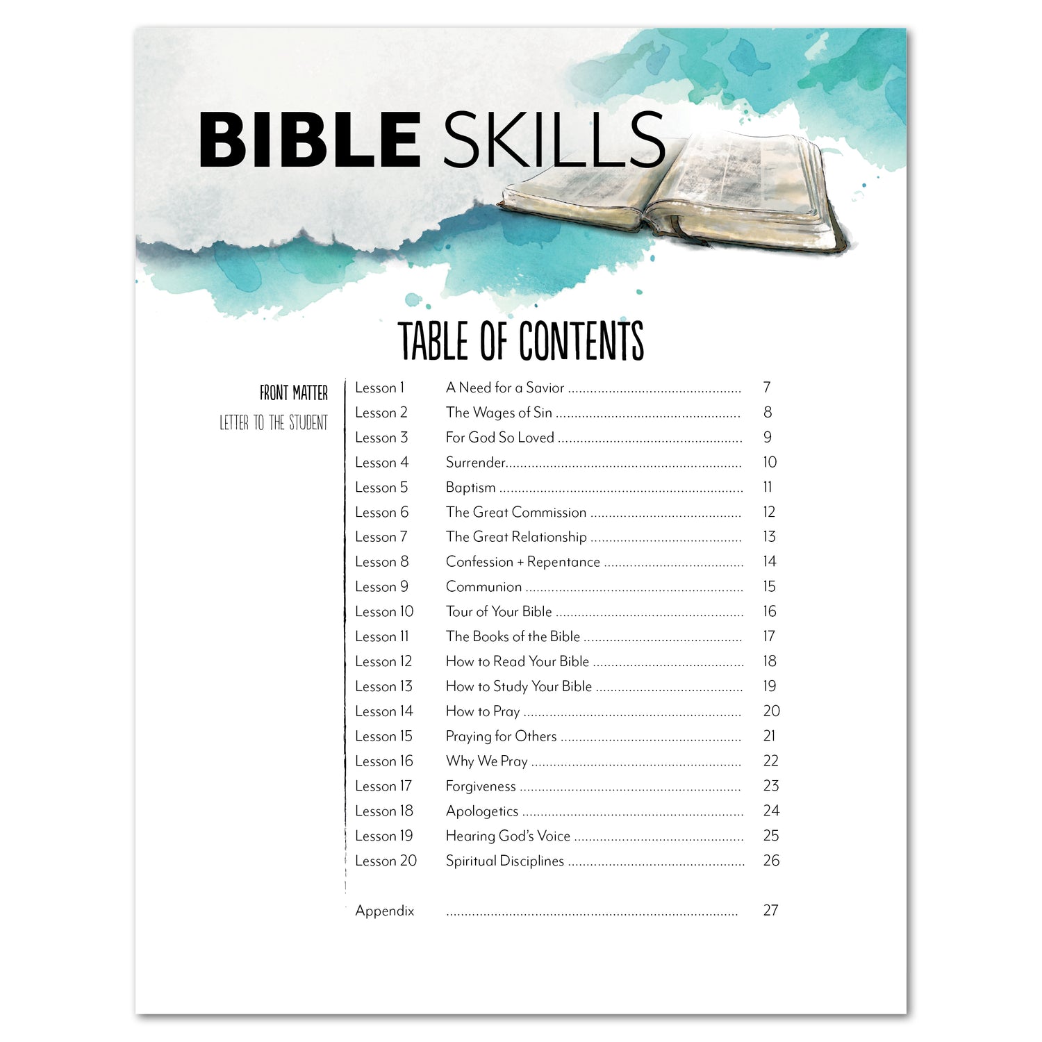 Bible Skills (Digital Download FREEBIE)