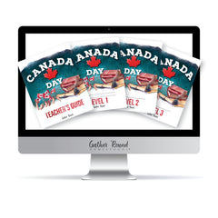 Canada Day Homeschool Unit Study Digital Complete Family Bundle 