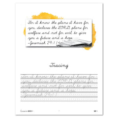 Careers + Trades Homeschool Unit Study Printed Cursive Book Tracing