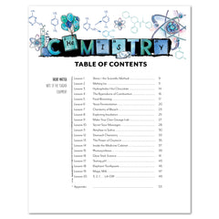 Chemistry Homeschool Unit Study Printed Experiment Book Table of Contents