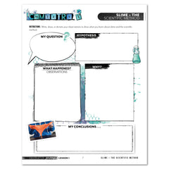 Chemistry Homeschool Unit Study Digital Observation Journal Level 1 Lesson 1 Slie and the Scientific Method