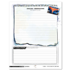 Chemistry Homeschool Unit Study Printed Observation Journal Level 2 Student Book Lesson 1 Slime and the Scientific Method Part 2