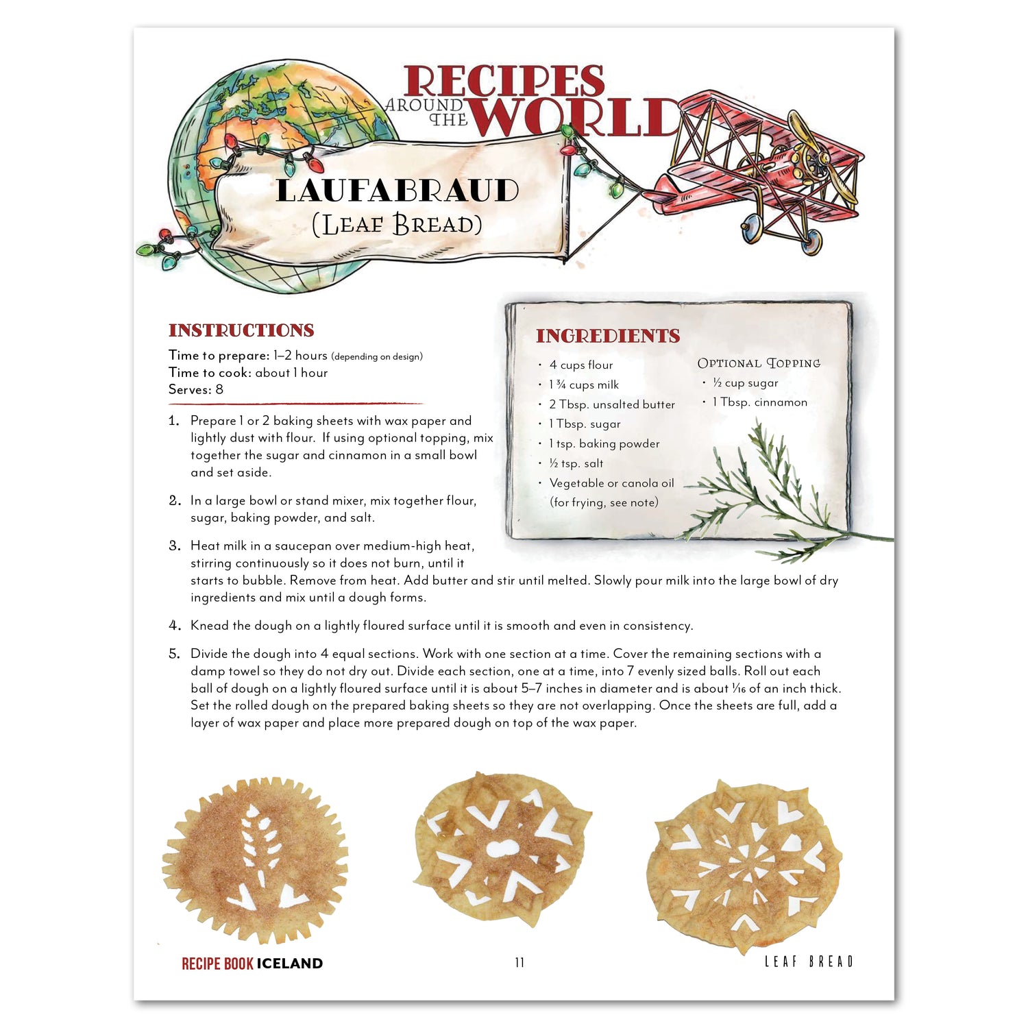 Christmas Around the World Homeschool Unit Study Digital Recipes Around the World Iceland