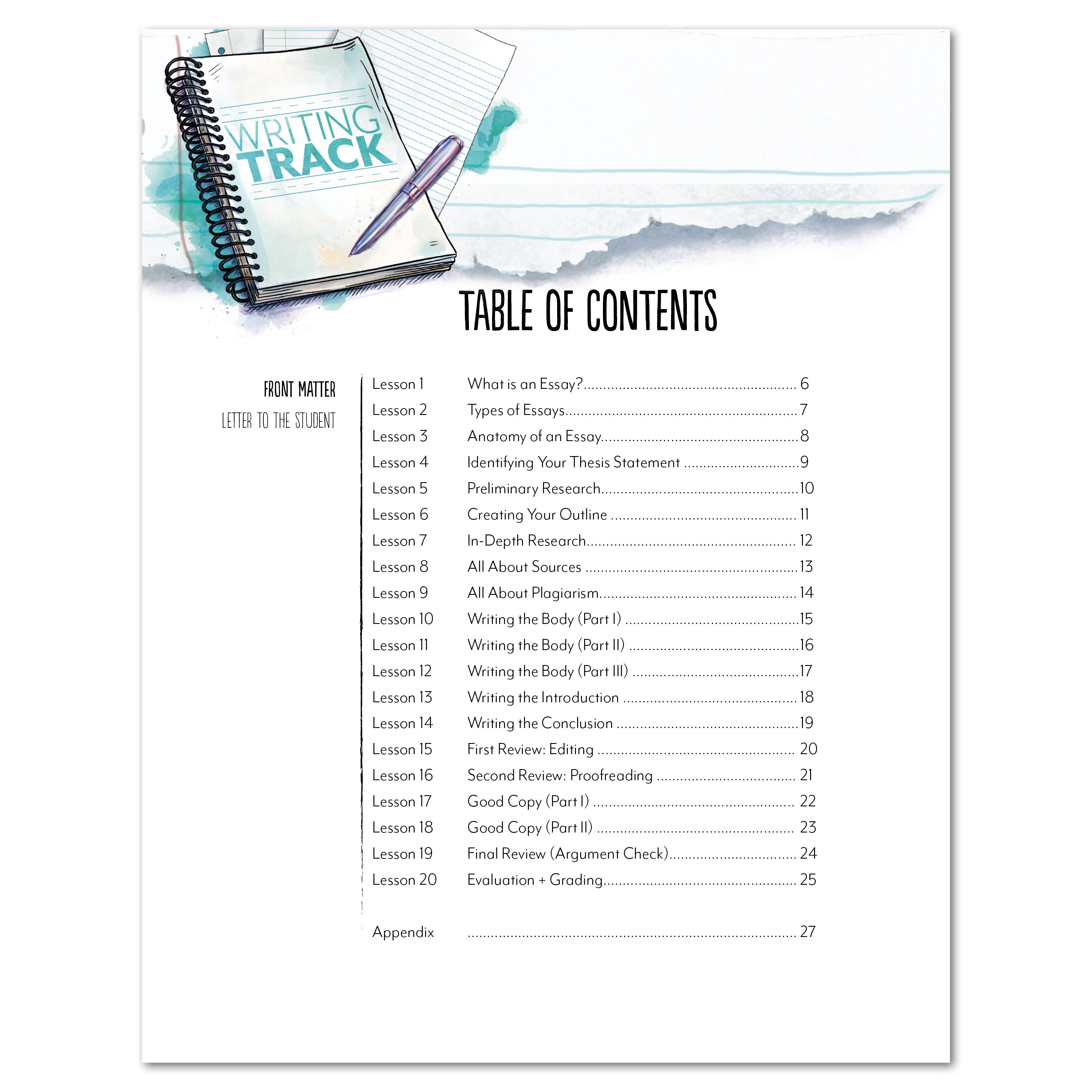 Essay Writing Track (Printed Book) – Gather 'Round Homeschool USA