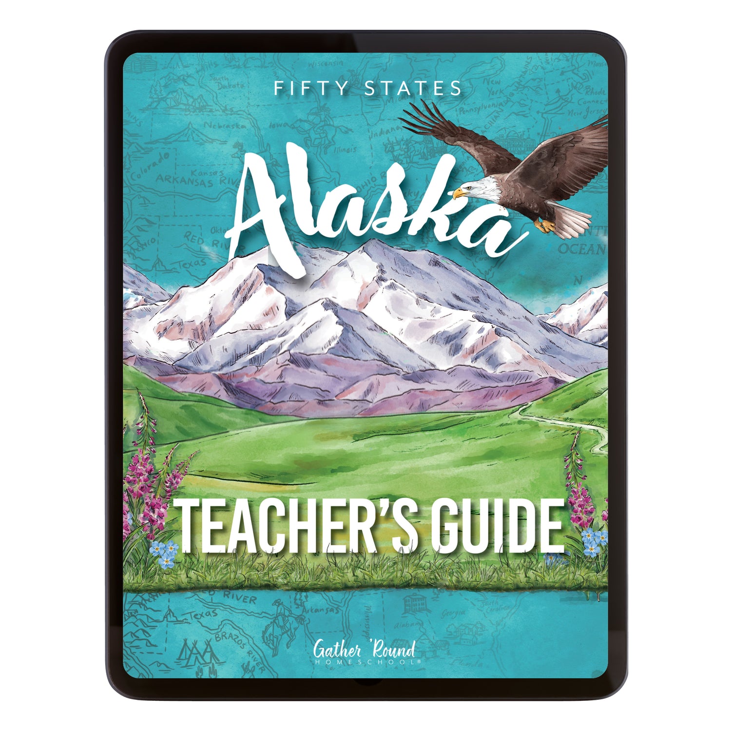 Alaska Fifty States Homeschool Unit Study Teacher's Guide Digital