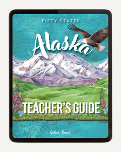 Alaska Fifty States Homeschool Unit Study Digital Teacher's Guide Cover