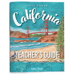 California Fifty States Homeschool Unit Study Printed Teacher's Guide Cover