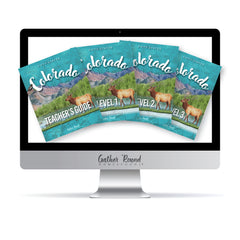 Colorado Fifty States Homeschool Unit Study Digital Complete Bundle Teacher's Guide Level 1 Level 2 Level 3