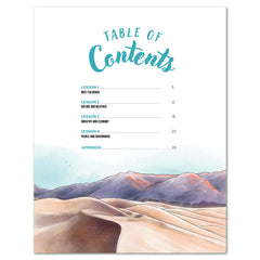 Colorado Fifty States Homeschool Unit Study Digital Teacher's Guide Table of Contents 