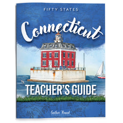 Connecticut Fifty States Homeschool Unit Study Printed Teacher's Guide Cover