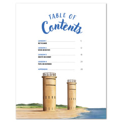 Delaware Fifty States Homeschool Unit Study Digital Teacher's Guide Table of Contents