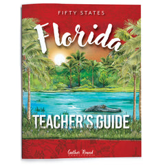 Florida Fifty States Homeschool Unit Study Printed Teacher's Guide Cover