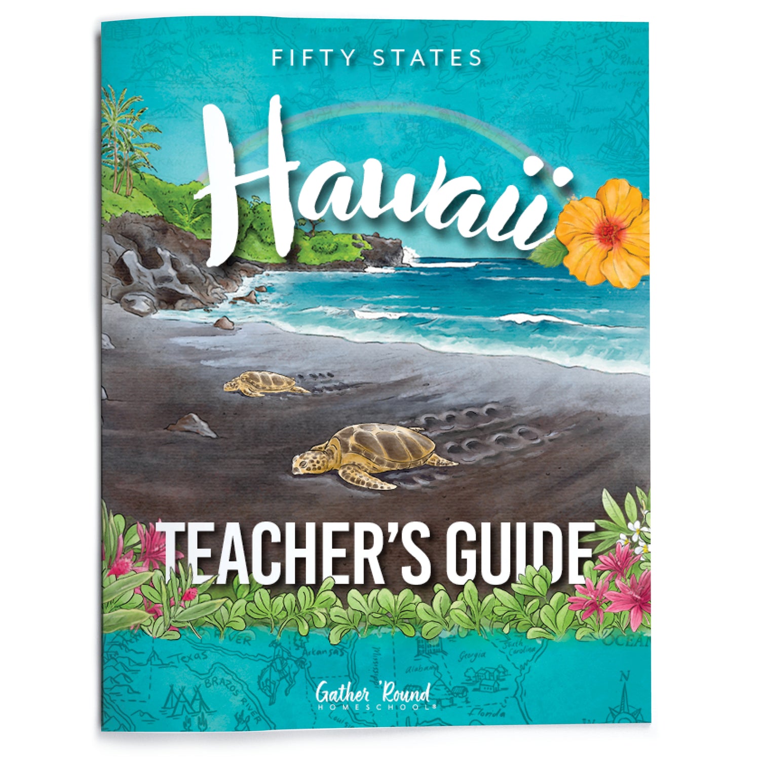 Hawaii Fifty States Homeschool Unit Study Printed Teacher's Guide