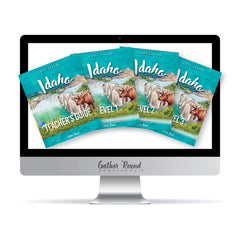 Idaho Fifty States Homeschool Unit Study Digital Complete Bundle Teacher's Guide, Level 1, Level 2, Level 3