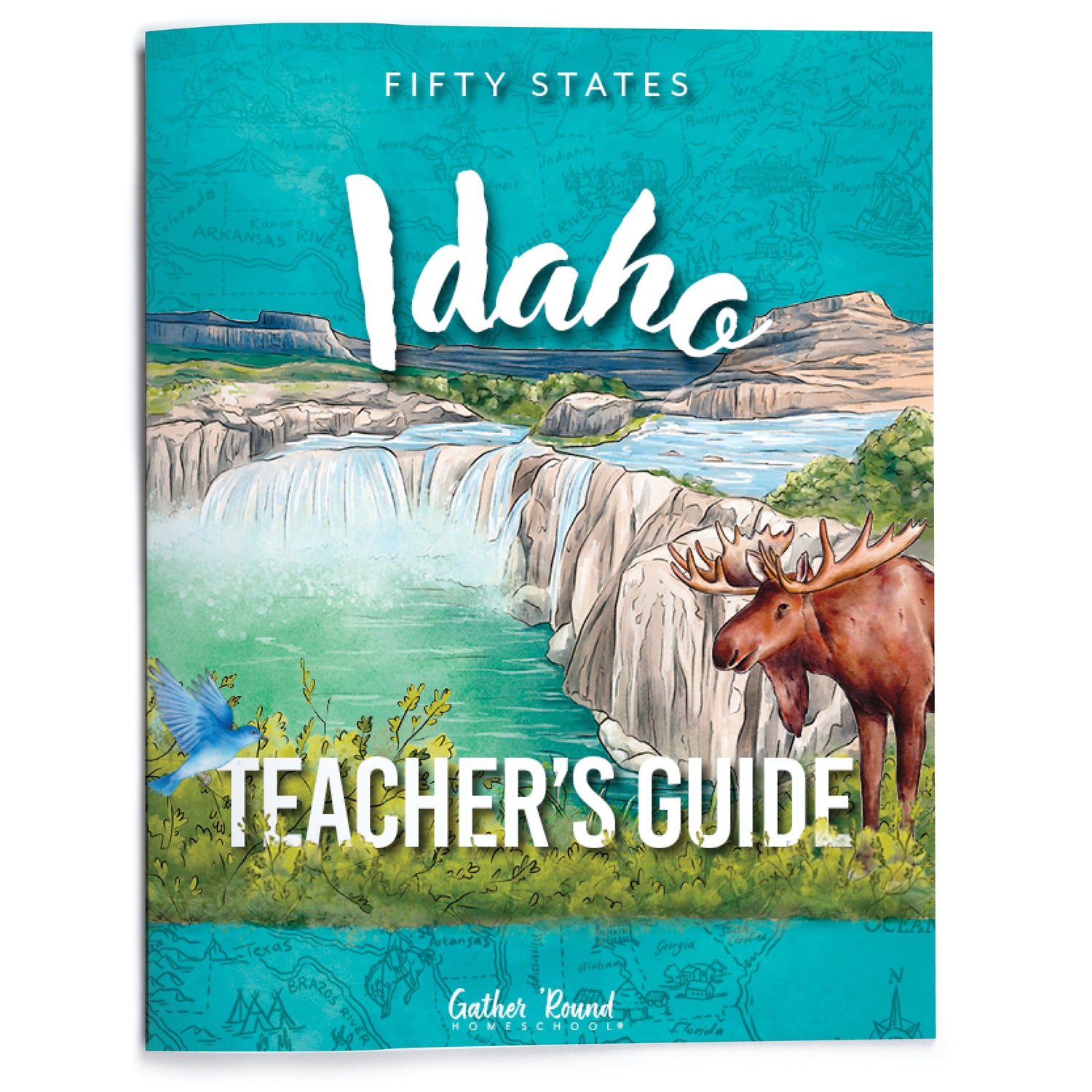 Idaho Fifty States Homeschool Unit Study Printed Teacher's Guide Cover