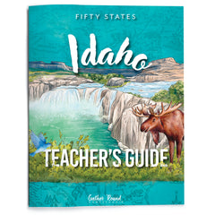 Idaho Fifty States Homeschool Unit Study Printed Teacher's Guide Cover