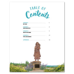 Idaho Fifty States Homeschool Unit Study Printed Teacher's Guide Table of Contents