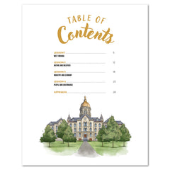 Indiana Fifty States Homeschool Unit Study Printed Teacher's Guide Table of Contents