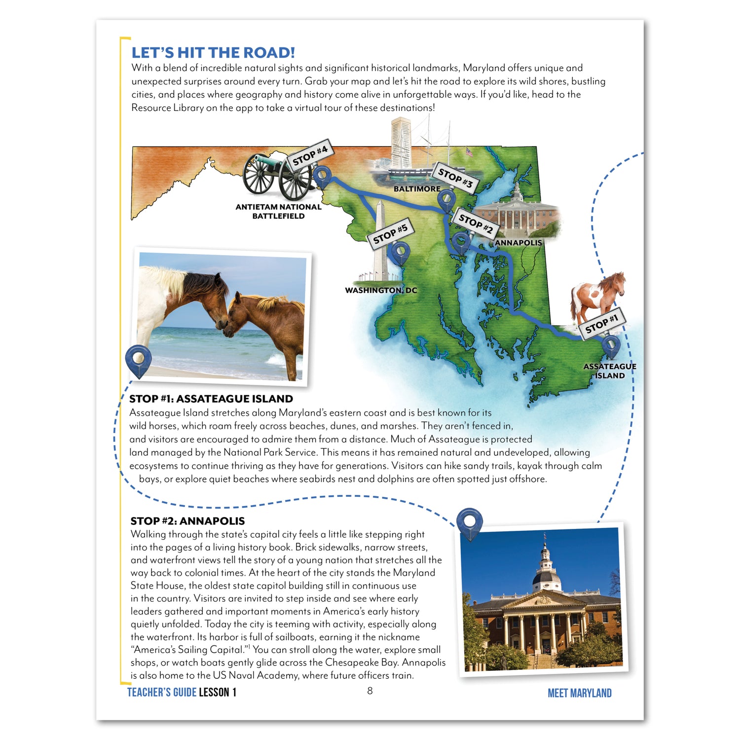 Fifty States: Maryland (Printed Books)