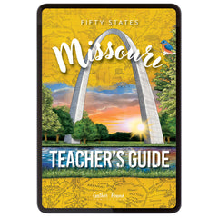 Teacher's Guide digital cover featuring an illustration of the Gateway Arch and the title "Missouri."