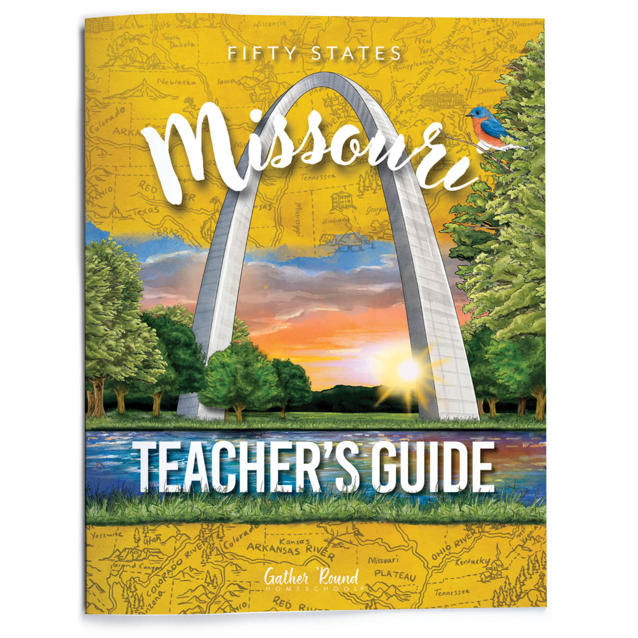 Teacher's Guide cover featuring an illustration of the Gateway Arch and the title 