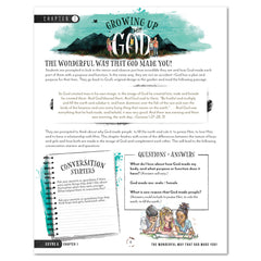 Growing Up with God Homeschool Unit Study Printed Teacher's Companion Chapter 1 Level 1 The Wonderful Way God Made You