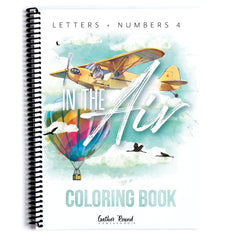 Letters + Numbers 4 In The Air Printed Coloring Book 