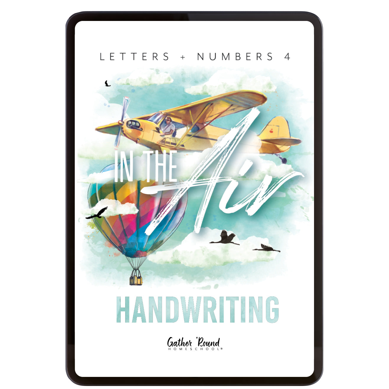 Letters + Numbers 4 In The Air Digital Handwriting Book