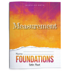 Measurement Foundations modular math homeschool printed book