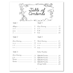 North America Birds part 1 homeschool unit study student workbook in cursive Table of contents