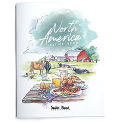 North America homeschool unit study print student recipe book 