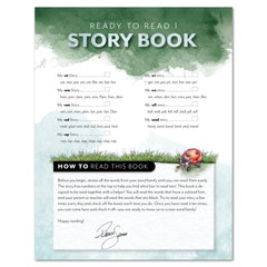 Ready to Read 1 Burrows and Holes Homeschool Unit Study Printed Storybook Table of Contents