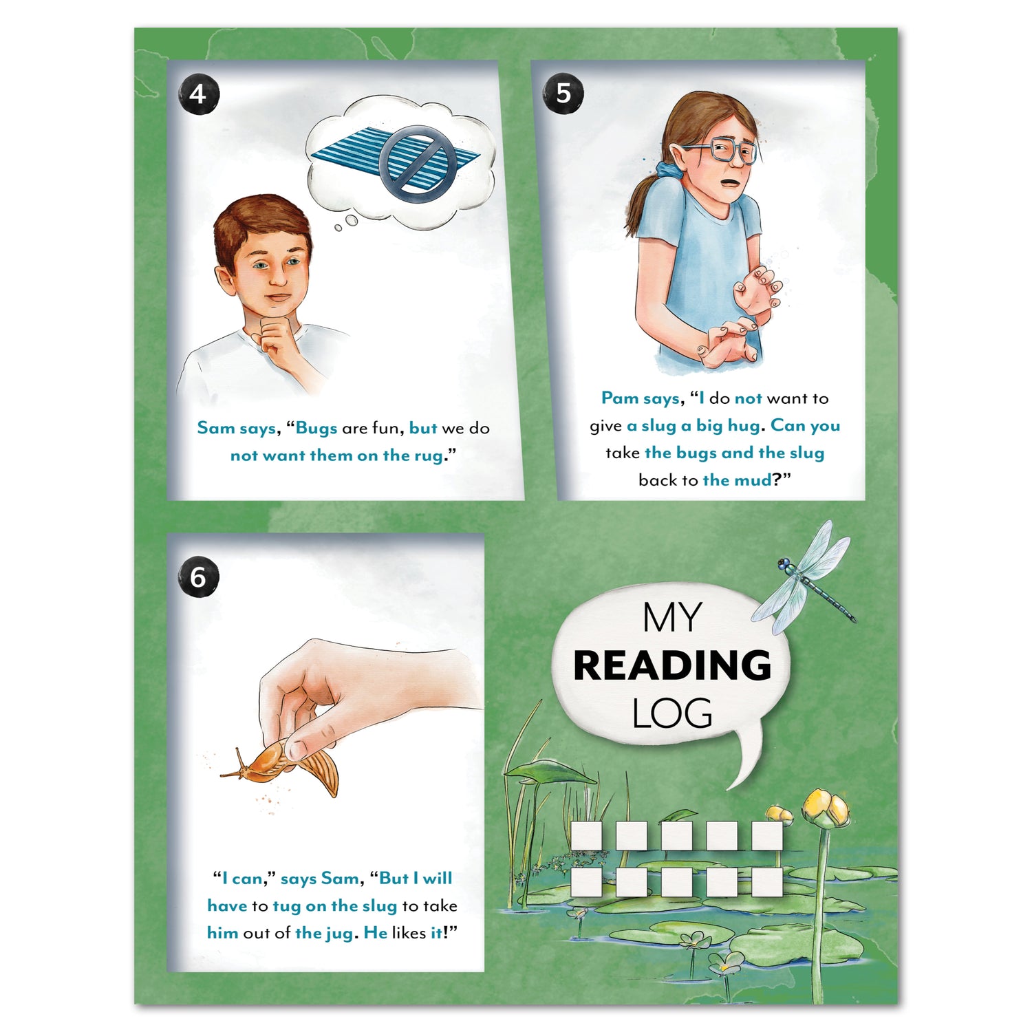 Ready to Read 2 At The Pond Homeschool Unit Study Printed Story Book Reading Log
