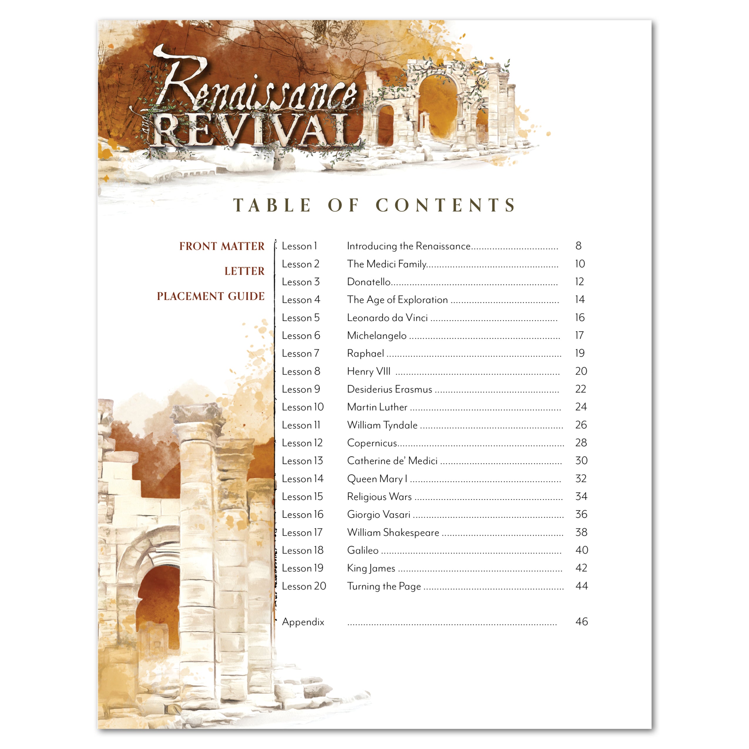 Renaissance and Revival Lapbook (Printed) – Gather 'Round Homeschool USA