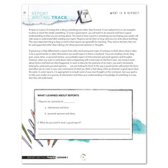 Report Writing Track Homeschool Unit Study Digital Student Book Lesson 1 What is a Report?