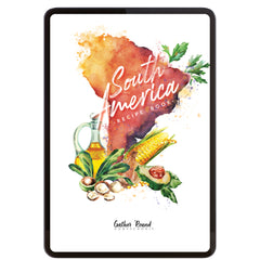 South America homeschool unit study digital student workbook Recipe Book 