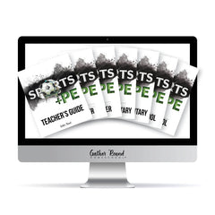 Sports + PE homeschool unit study digital student workbook in all levels with Teacher's Guide bundle