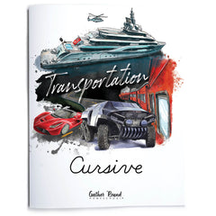 Transportation Homeschool Unit Study Printed Cursive Student Book