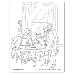 US History 2: Rise to Independence: 1763-1815 Homeschool Study Unit Digital Combo Adventures Through History 2 Coloring Book Lesson 8 The Declaration of Independence